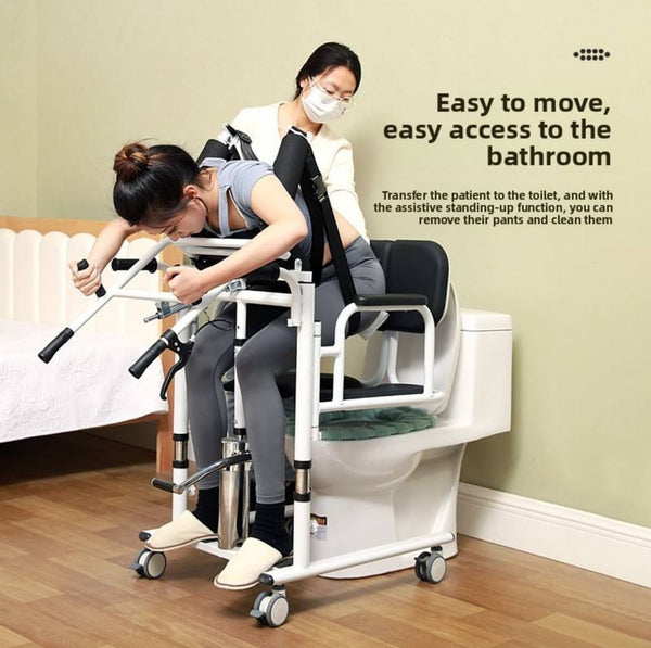 Lifts for Home Use,Electric Patient Lift Transfer Chair,Bathroom Wheelchair NEW