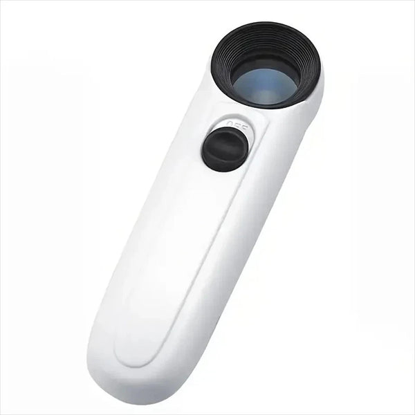 40X Handheld Magnifier with 2 LED Lights 