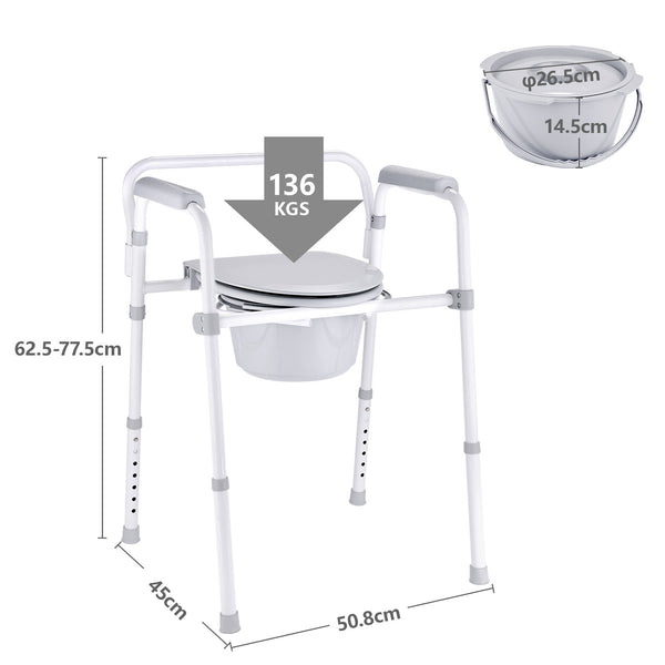 Multifunction Commode Chair 