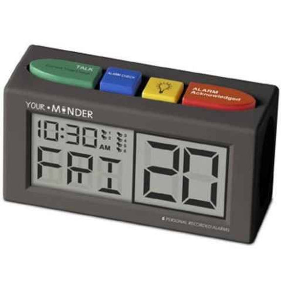 Medcenter Your Minder Personal Recordable Talking Alarm Clock