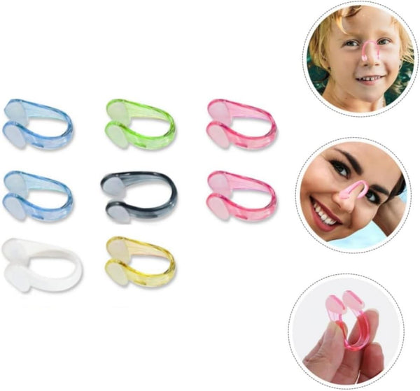8Pcs Swimming Nose Clips 