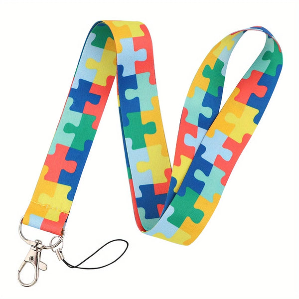 AUTISM Awareness Neck Lanyard 