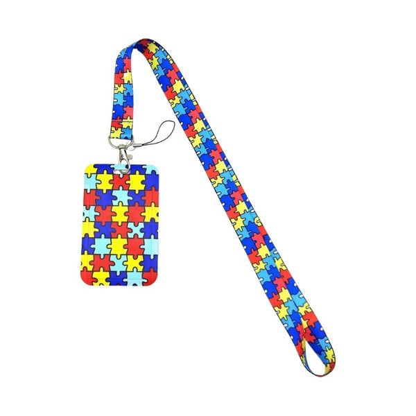 Vibranting Autism Designs Lanyard 