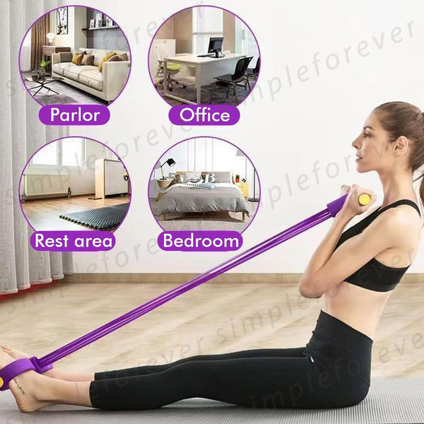 Exercise Tension Rope Foot Pedal 