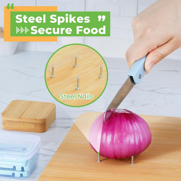 Adaptive One-Handed Cutting Board
