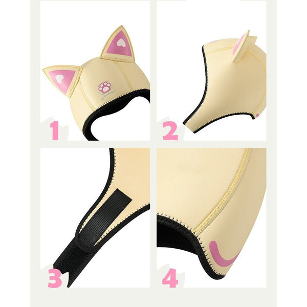 Cat Ears Diving Hood Neoprene 