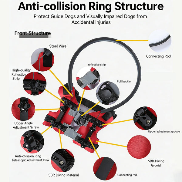 Blind Dog Harness Navigation Collar 