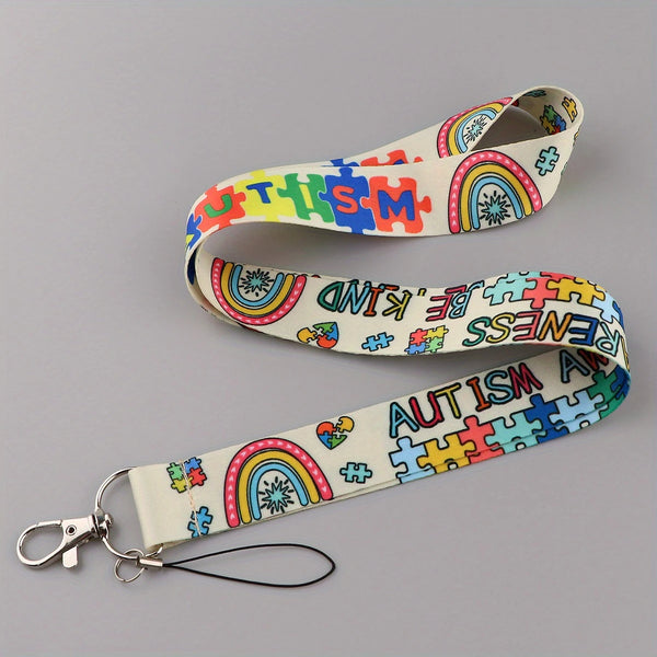AUTISM Awareness Neck Lanyard 
