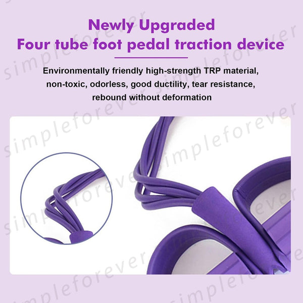 Exercise Tension Rope Foot Pedal 