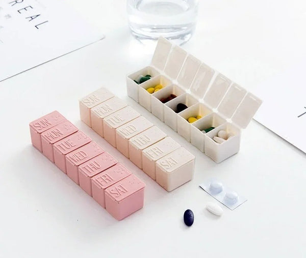 Weekly Pill Organizer 7 Day Medicine