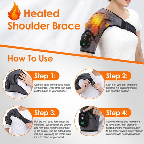 Electric Heated Shoulder Wrap Brace 