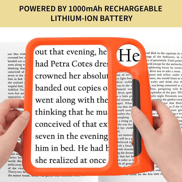 10X Full-Page Magnifying Glass 48 Lights