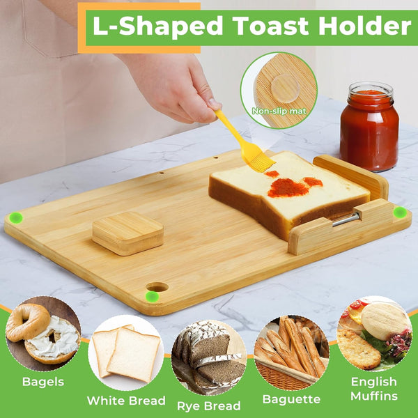 Adaptive One-Handed Cutting Board