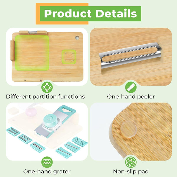 Adaptive One-Handed Cutting Board