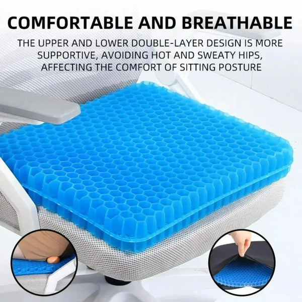 Gel Seat Cushion Breathable Honeycomb Pad 