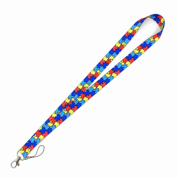 Vibranting Autism Designs Lanyard 