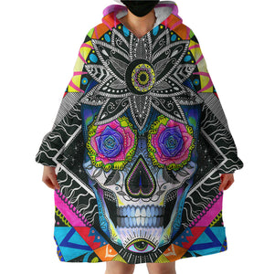 Therapeutic Blanket Hoodie - Skull (Made to Order)