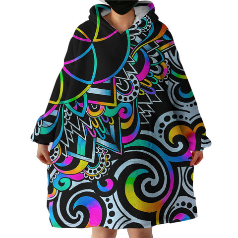 Therapeutic Blanket Hoodie - Psychedelic (Made to Order)