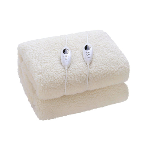 Super Warm 350gsm Fleece Top Electric Blanket