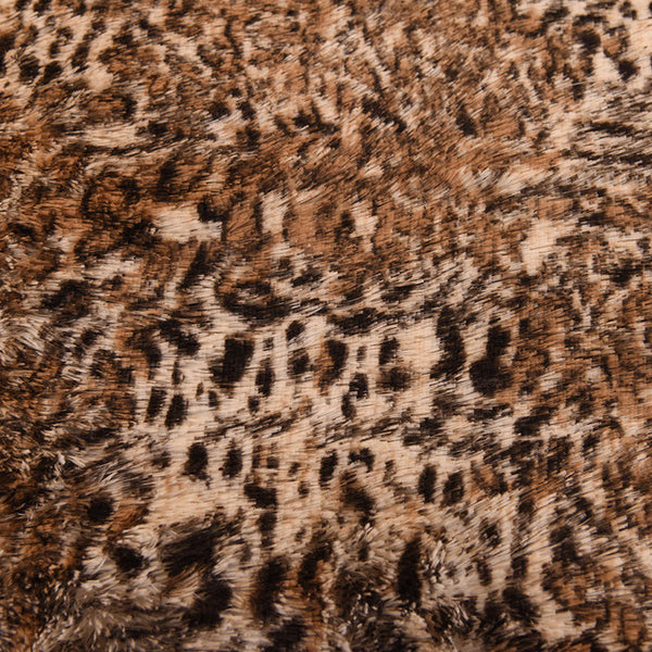 Therapeutic Fluffy Faux Mink & Velvet Fleece Quilt Cover Set - Leopard