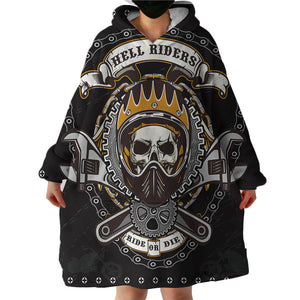 Therapeutic Blanket Hoodie - Hell Riders (Made to Order)