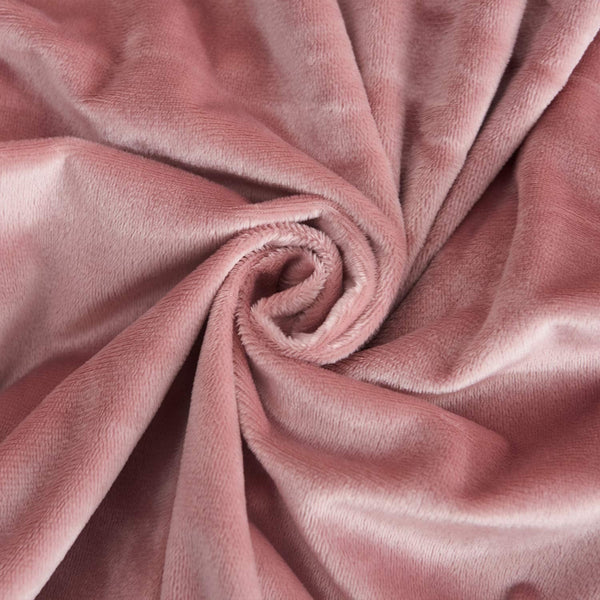 Therapeutic Fluffy Velvet Fleece Quilt Cover and Pillowcases Set - Dust Pink