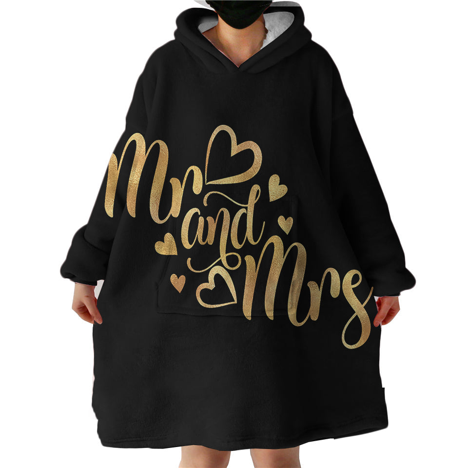 Therapeutic Blanket Hoodie - Mr and Mrs (Made to Order)