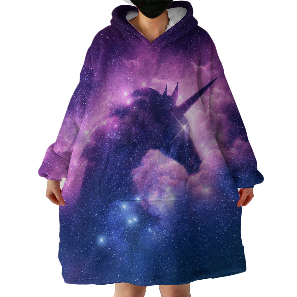 Therapeutic Blanket Hoodie - Night Unicorn (Made to Order)