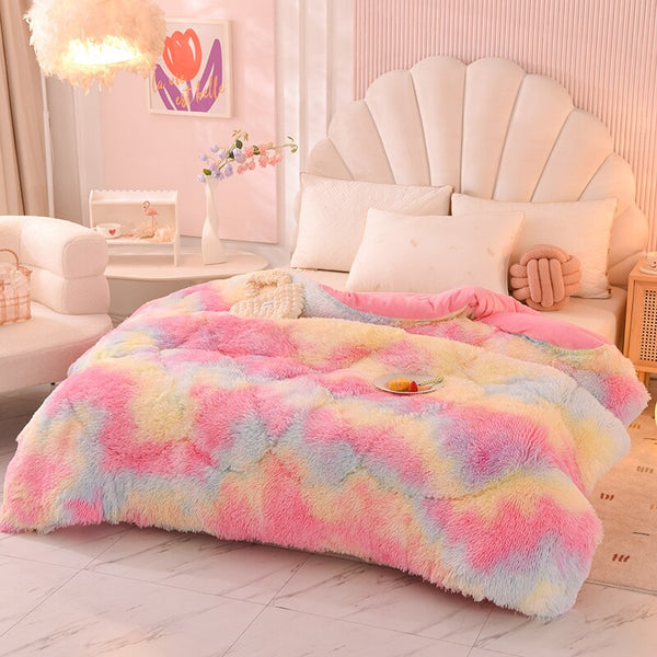 Therapeutic Fluffy Quilt Comforter Set - 4 Colours