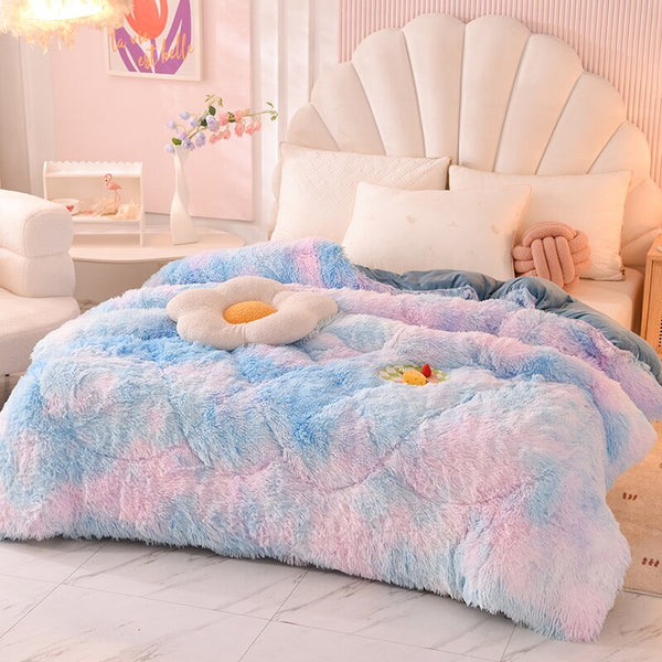 Therapeutic Fluffy Quilt Comforter Set - 4 Colours