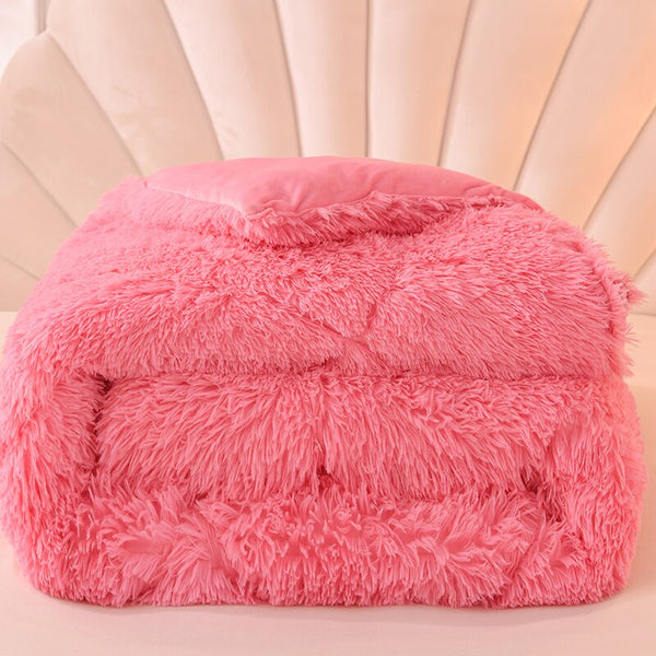 Therapeutic Fluffy Quilt Comforter Set - 4 Colours