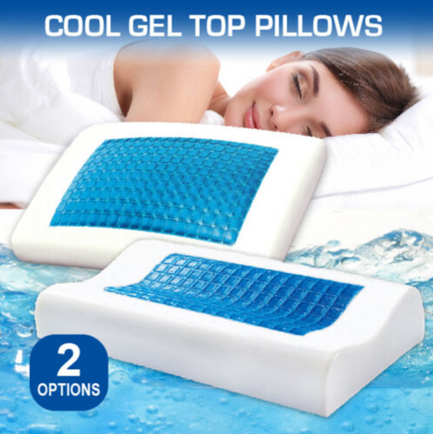 Deluxe Memory Foam Pillow with Cooling Gel Top