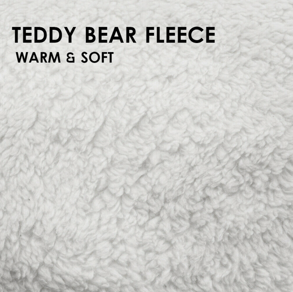 Therapeutic Teddy Bear Fleece Quilt Cover - Pink