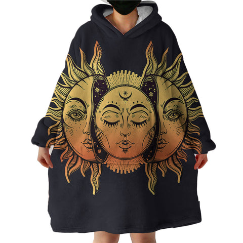 Therapeutic Blanket Hoodie - Sun & Moon (Made to Order)