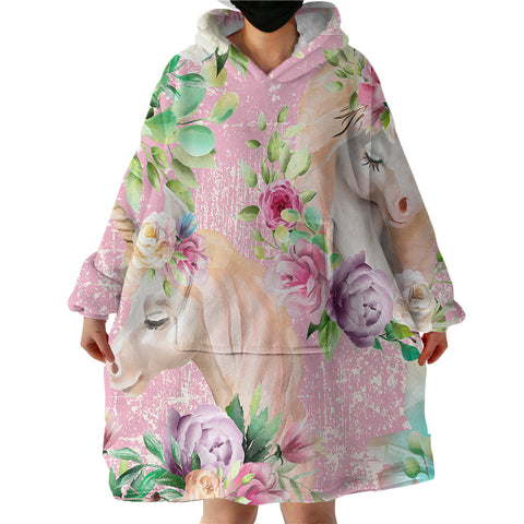 Therapeutic Blanket Hoodie - Unicorn Watercolour (Made to Order)