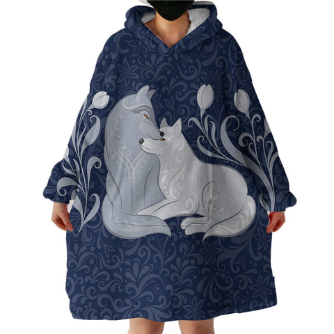 Therapeutic Blanket Hoodie - Wolf Love (Made to Order)