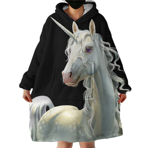 Therapeutic Blanket Hoodie - Wandering Unicorn (Made to Order)