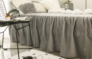 Velvet Fleece Bed Skirt