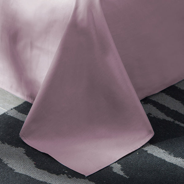 Washed Silk Bedding Set 4pcs - Violet
