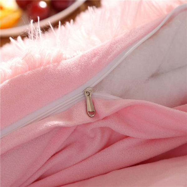 Therapeutic Fluffy Quilt Comforter - Pink