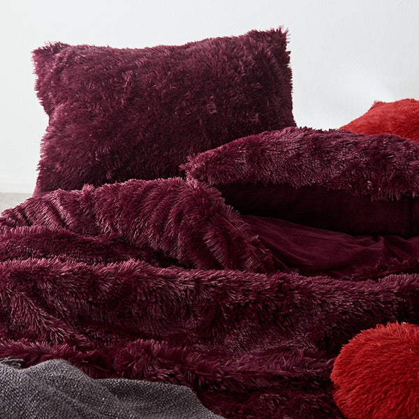 Therapeutic Fluffy Faux Mink & Velvet Fleece Quilt Cover Set