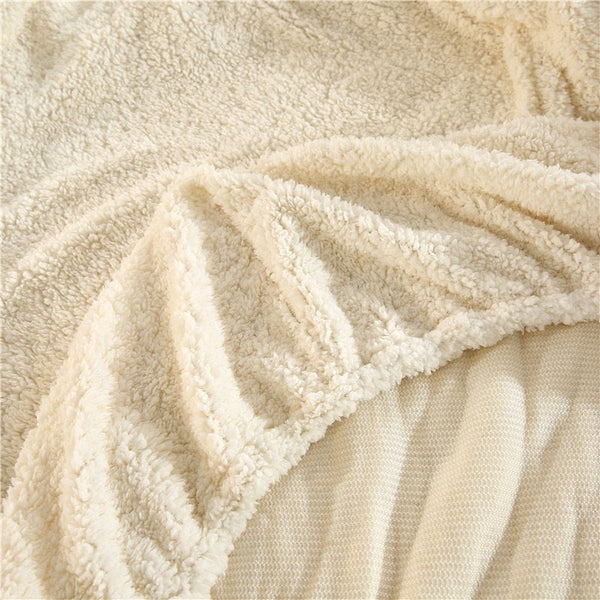Faux Lambswool Fleece  Fitted Bed Sheet