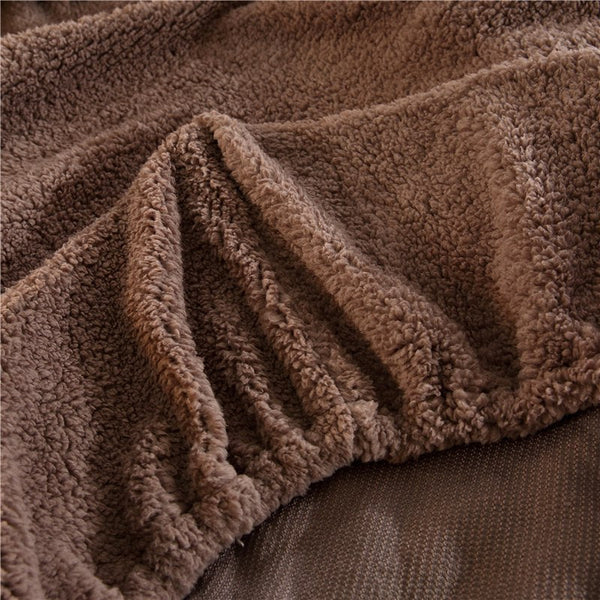 Faux Lambswool Fleece  Fitted Bed Sheet