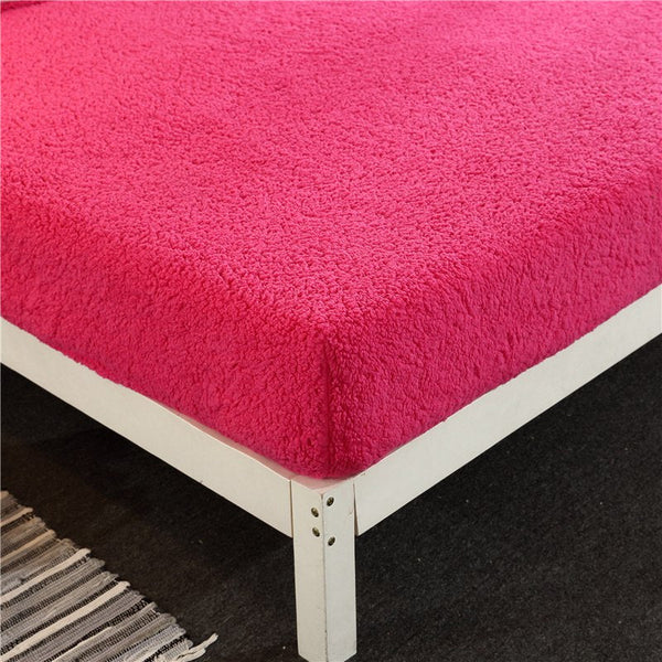 Faux Lambswool Fleece  Fitted Bed Sheet