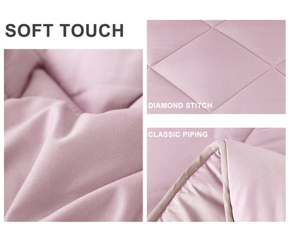 Doona Quilt Microfiber - All Seasons - Pink