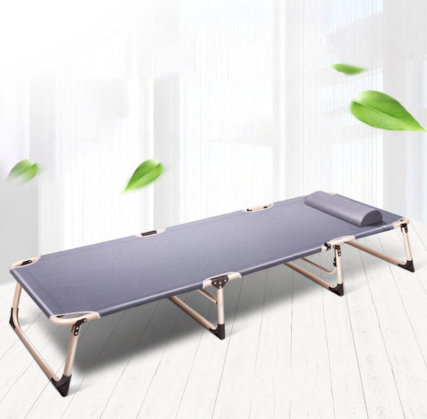 Portable Mattress Recliner Bedding Single Foldable Folding Bed Camping Mat ACB#