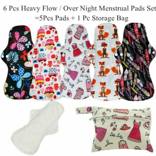 7x Washable Incontinence Sanitary Pad