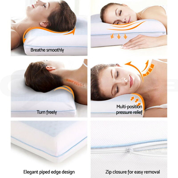 Deluxe Memory Foam Pillow with Cooling Gel Top